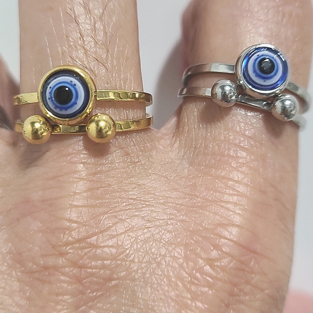 EVIL EYE RINGS - Picture 3 of 9